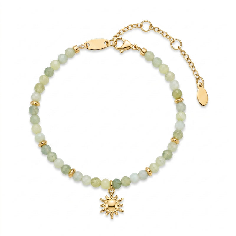 Customized for Kai T. from Tokyo, Japan - New Mountain Jade Calm Bracelet 4mm