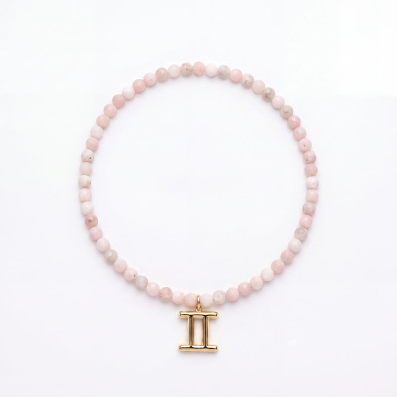 Customized for Sofia E. from Philadelphia, PA - Pink Opal Love Bracelet 4mm