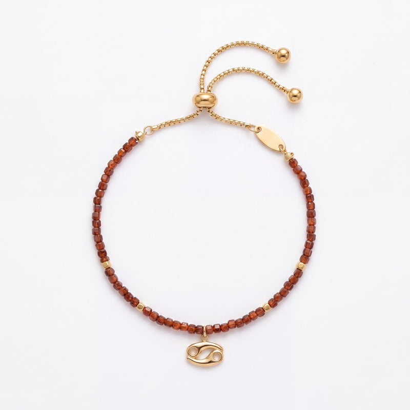 Customized for Carter P. from Kansas City, MO - Orange Garnet Confidence Bracelet 2-2.5mm