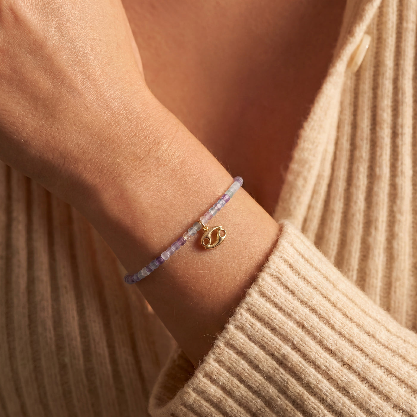 Customized for Daniel A. from Charlotte, NC - Fluorite Calm Bracelet 2-2.5mm