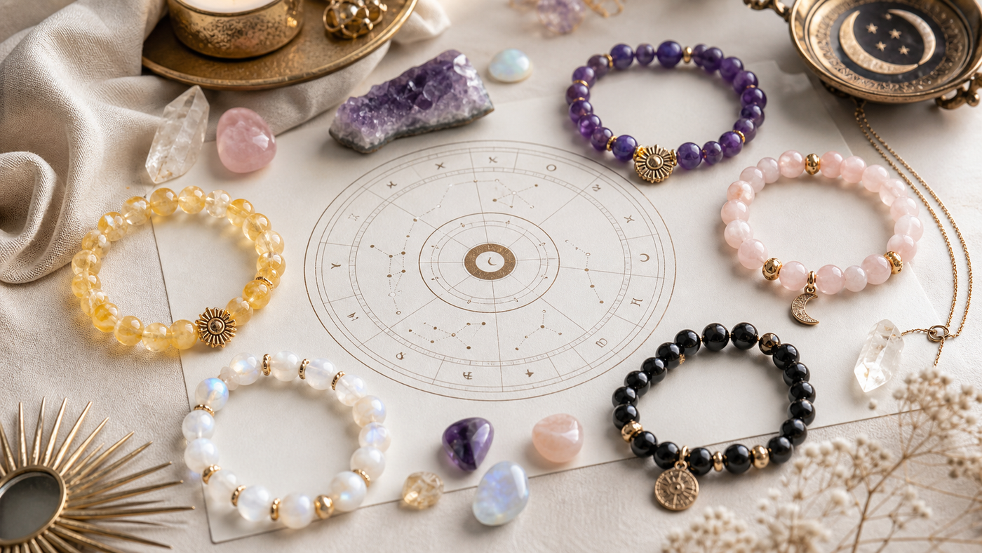 Birth Chart Crystal Bracelet: How to Choose Stones from Your Chart