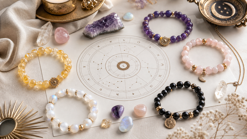 Birth Chart Crystal Bracelet: How to Choose Stones from Your Chart