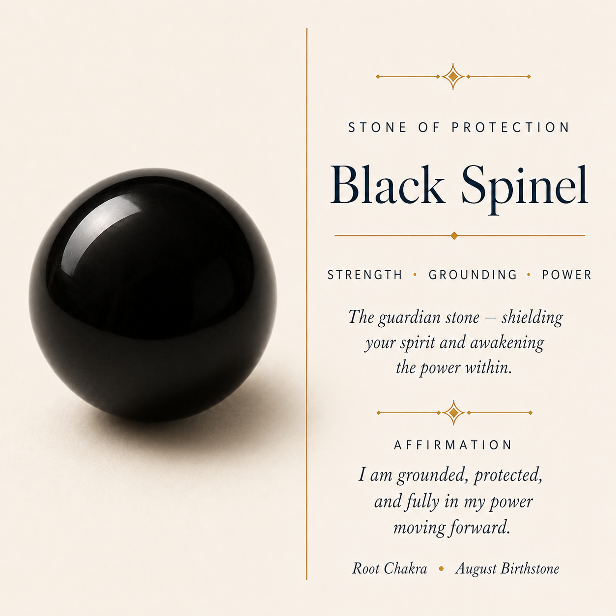 Black Spinel stone
