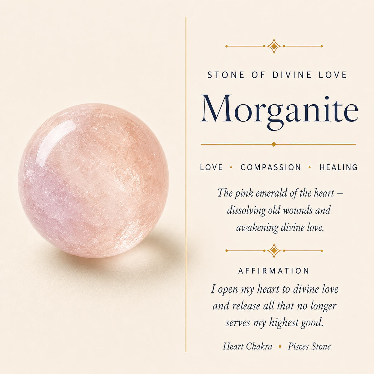 Morganite stone reference