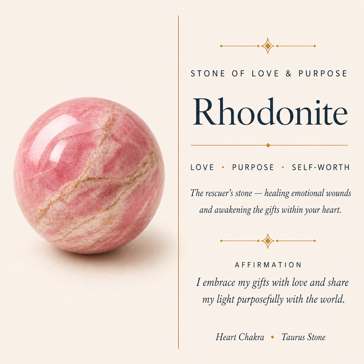Rhodonite stone reference