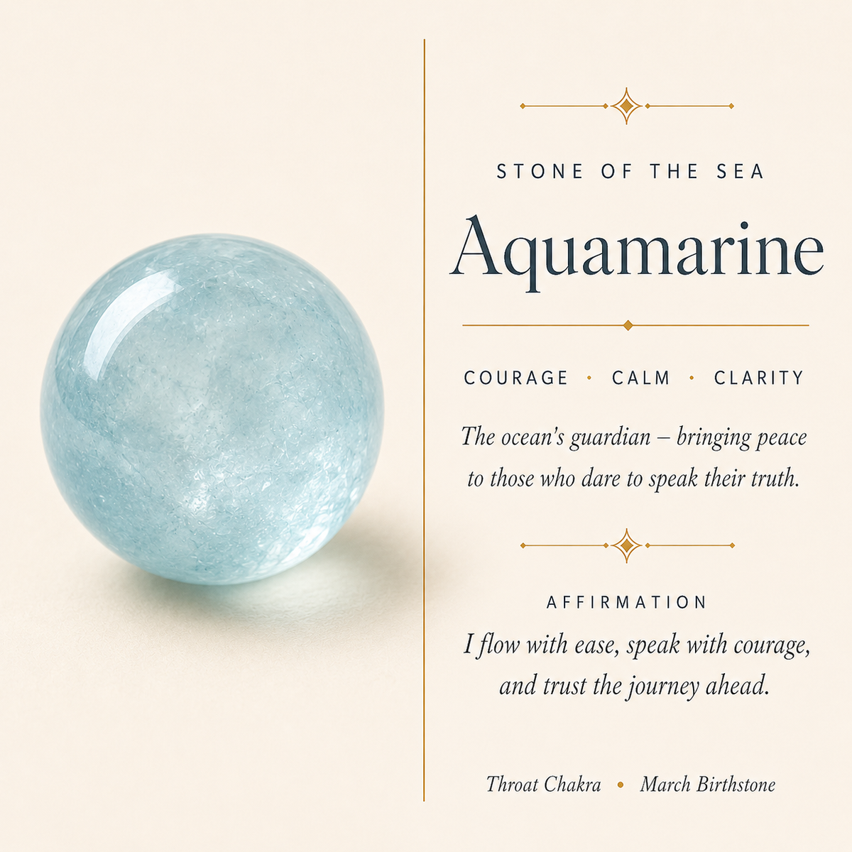 Aquamarine stone reference