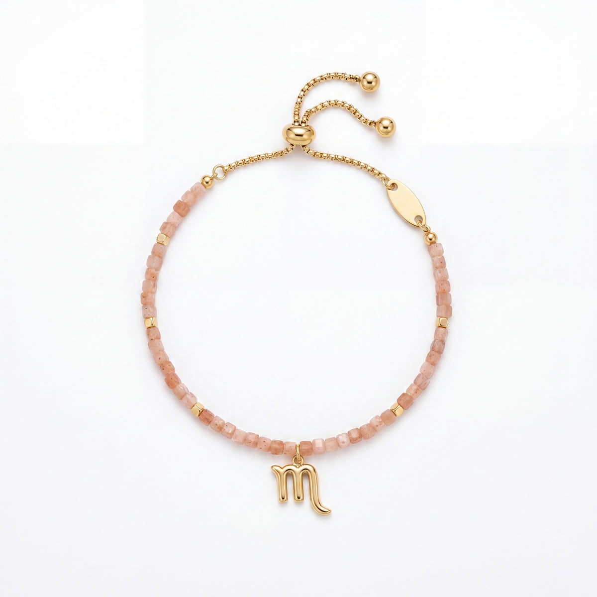 Customized for Scarlett T. from Tampa, FL - Sunstone Confidence Bracelet 2-2.5mm
