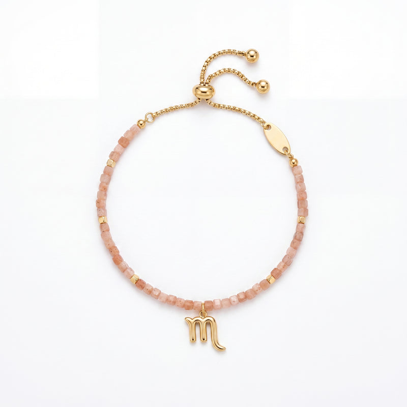 Customized for Scarlett T. from Tampa, FL - Sunstone Confidence Bracelet 2-2.5mm