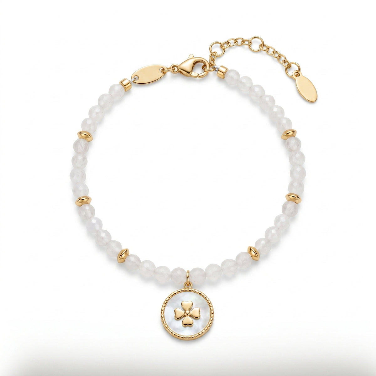 Customized for Ava M. from Seattle, WA - White Jade Protection Bracelet 4mm