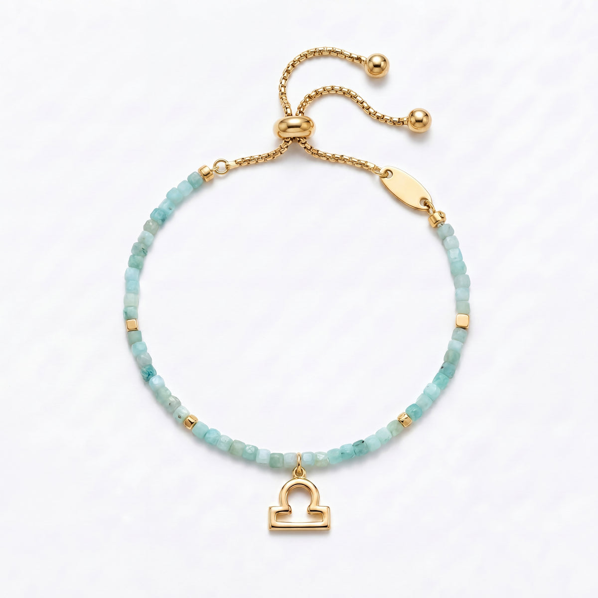 Customized for Gabriel S. from New Orleans, LA - Amazonite Calm Bracelet 2-2.5mm