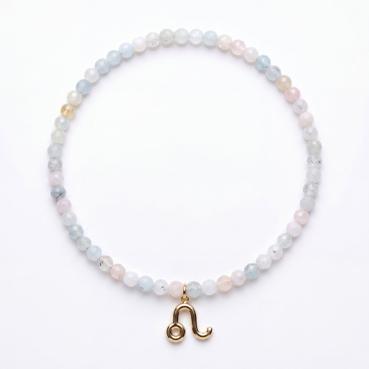 Customized for Evelyn Q. from Washington, DC - Morganite Love Bracelet 4mm