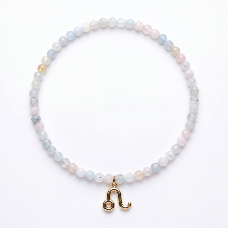 Customized for Evelyn Q. from Washington, DC - Morganite Love Bracelet 4mm