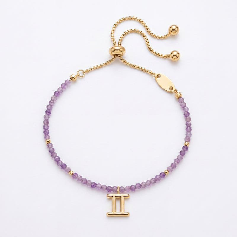Customized for Layla B. from Houston, TX - Amethyst Calm Bracelet 2mm