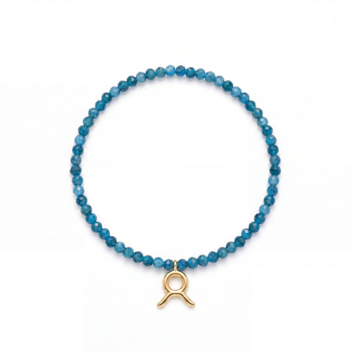 Apatite Crystal Bracelet – 4mm Beads for Clarity & Focus