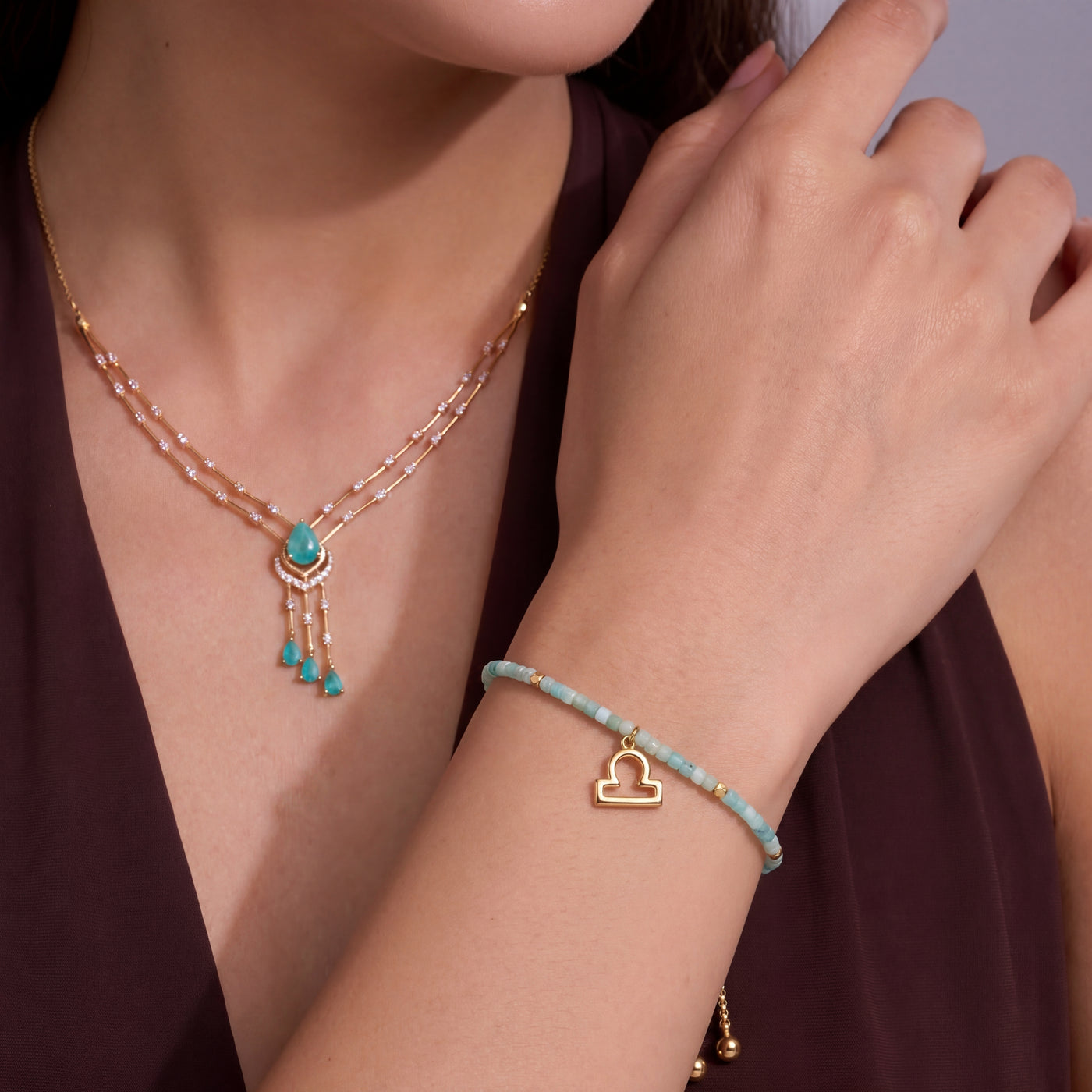Customized for Gabriel S. from New Orleans, LA - Amazonite Calm Bracelet 2-2.5mm