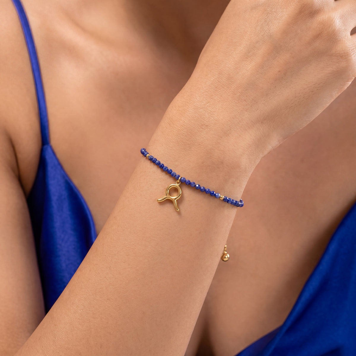 Customized for Ella R. from Pittsburgh, PA - Lapis Lazuli Clarity Bracelet 2mm