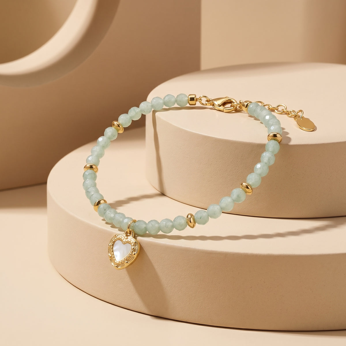 Customized for Olivia K. from Austin, TX - Green Aventurine Abundance Bracelet 4mm