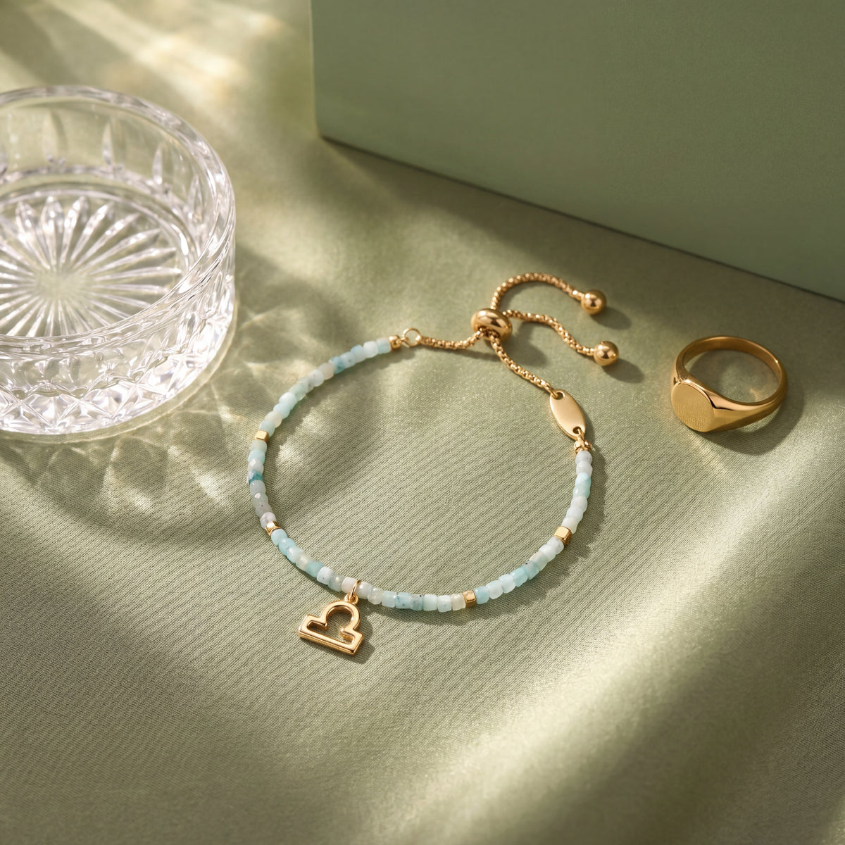 Customized for Gabriel S. from New Orleans, LA - Amazonite Calm Bracelet 2-2.5mm