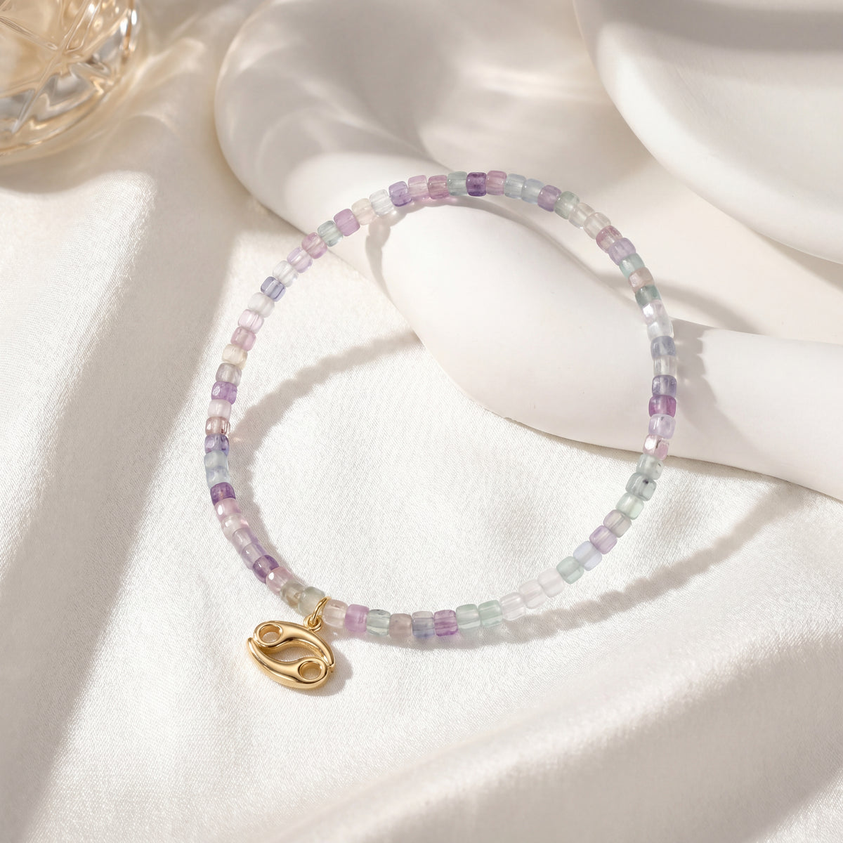 Customized for Daniel A. from Charlotte, NC - Fluorite Calm Bracelet 2-2.5mm