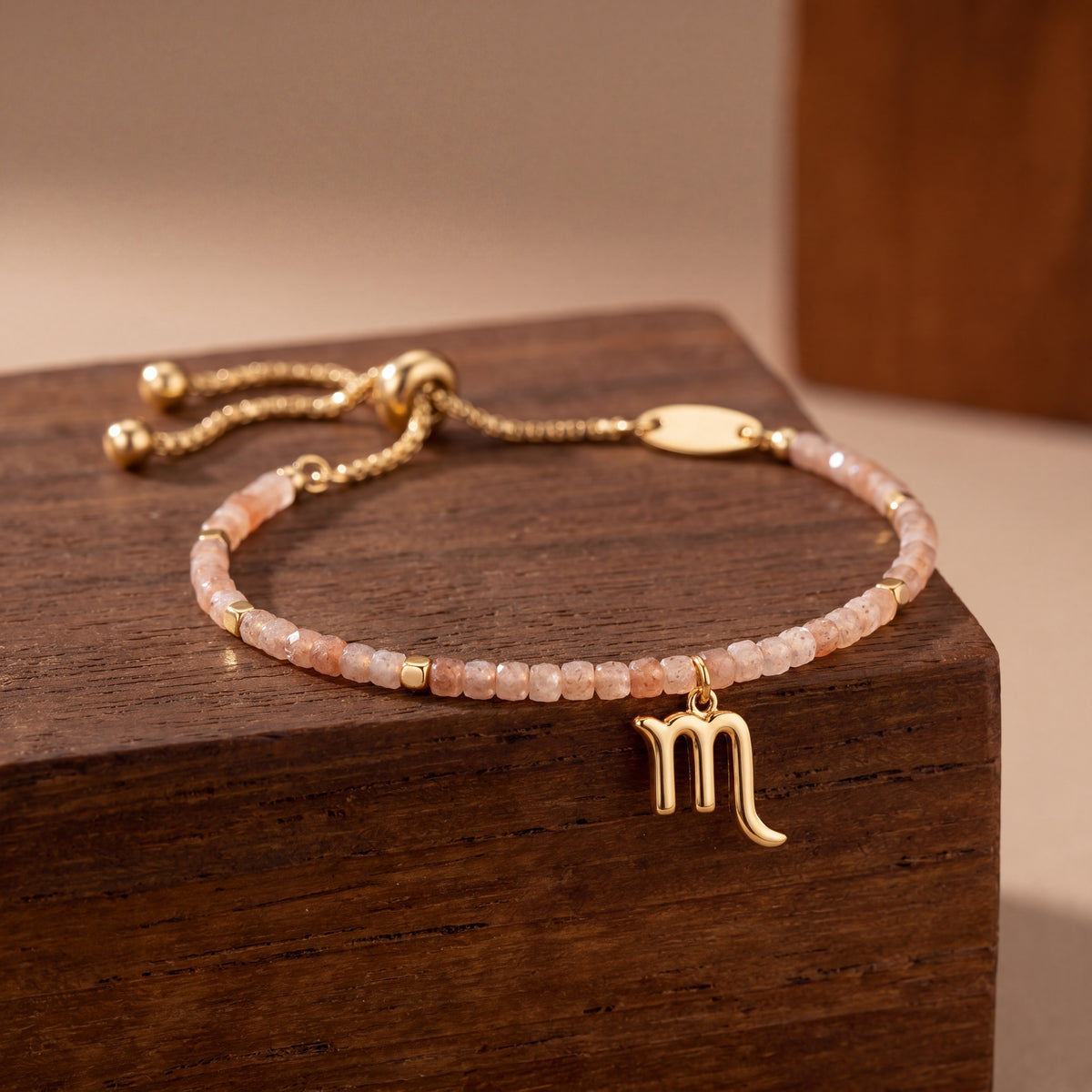 Customized for Scarlett T. from Tampa, FL - Sunstone Confidence Bracelet 2-2.5mm