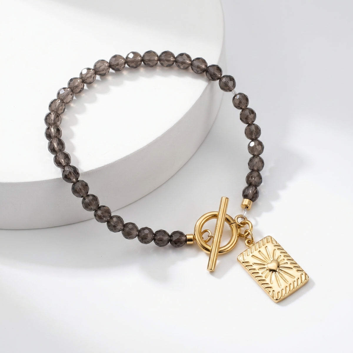 Customized for Emma W. from London, UK - Ice Obsidian Protection Bracelet 4mm