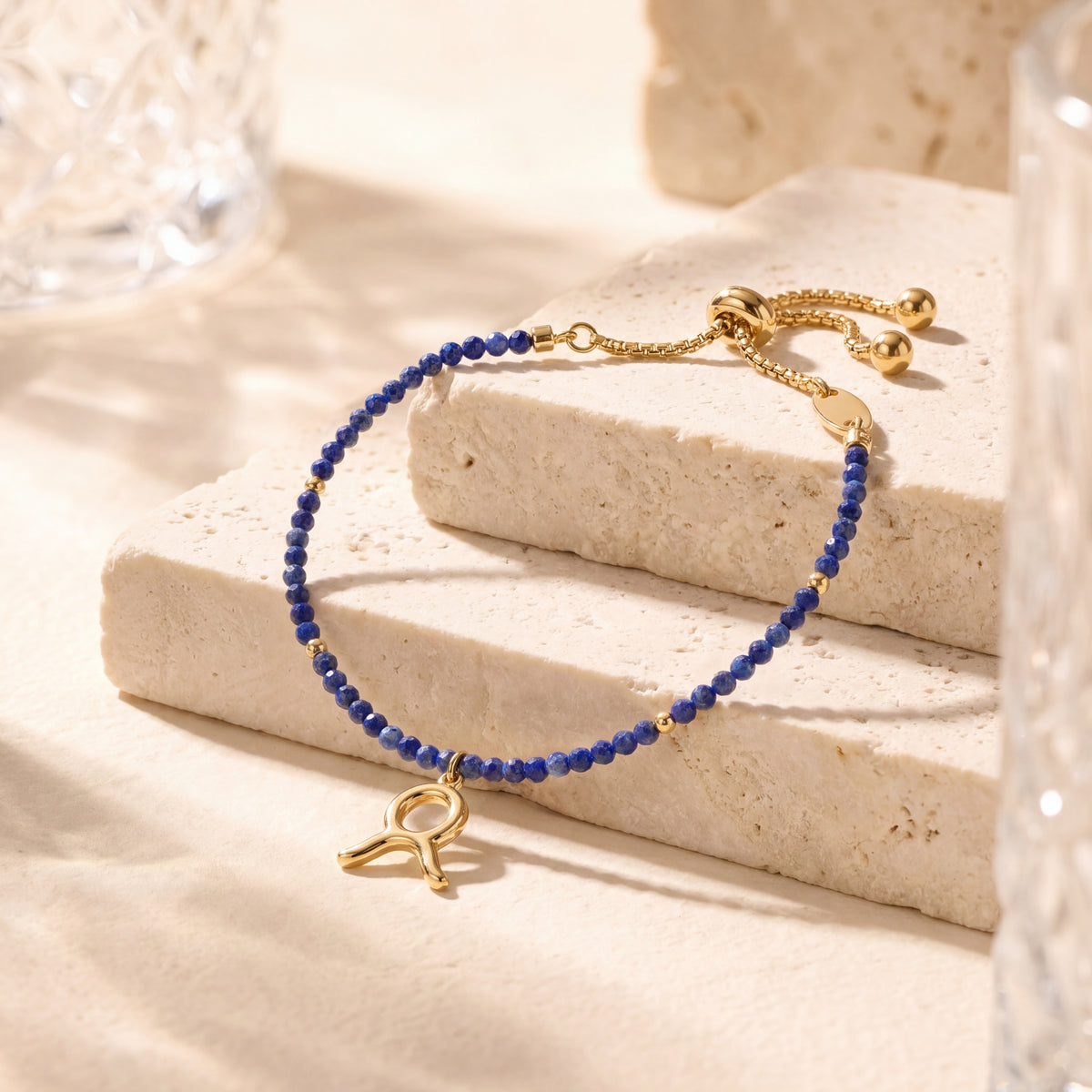 Customized for Ella R. from Pittsburgh, PA - Lapis Lazuli Clarity Bracelet 2mm