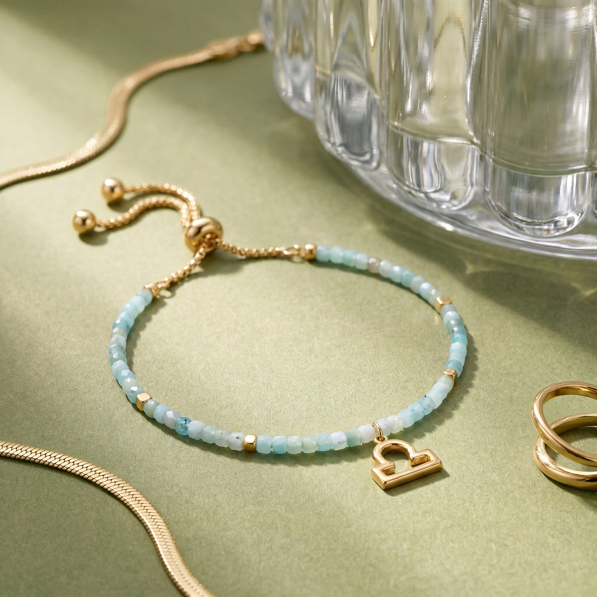 Customized for Gabriel S. from New Orleans, LA - Amazonite Calm Bracelet 2-2.5mm