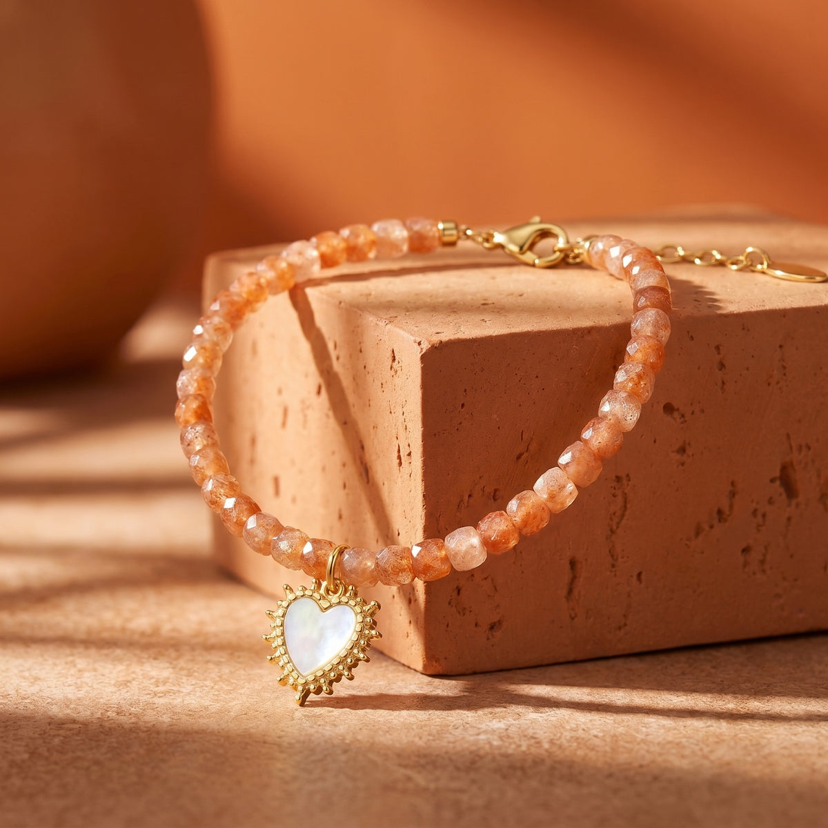 Customized for Maya R. from Los Angeles, CA - Golden Sunstone Abundance Bracelet 4-5mm