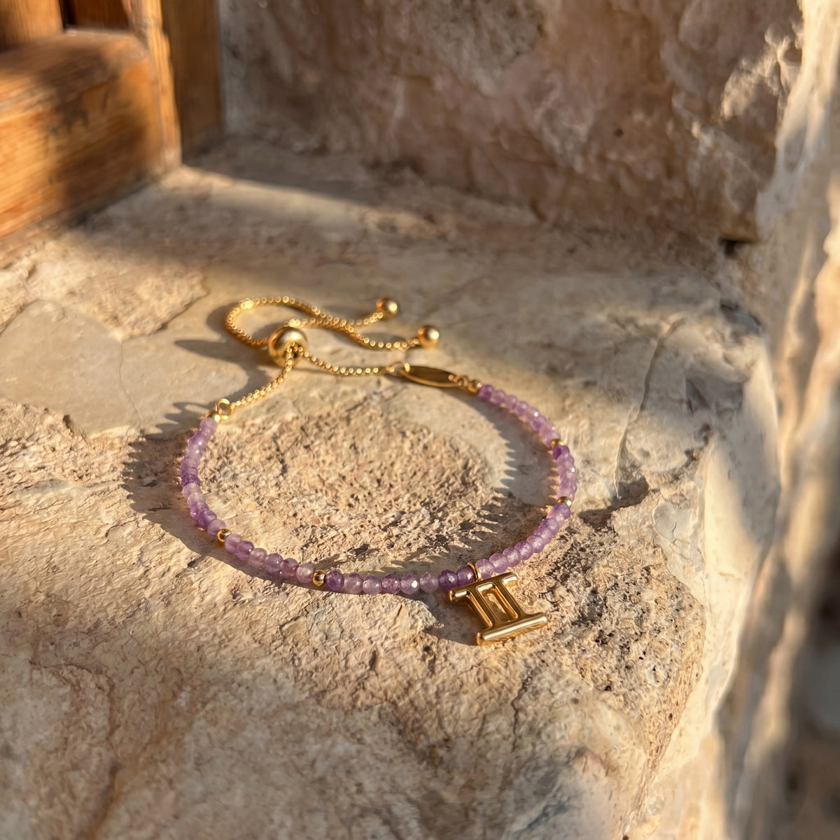 Customized for Layla B. from Houston, TX - Amethyst Calm Bracelet 2mm