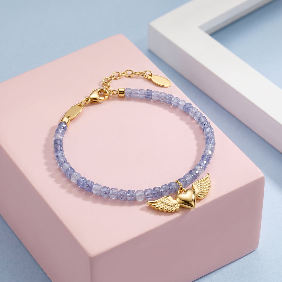 Customized for James H. from New York, NY - Iolite Calm Bracelet 2-2.5mm