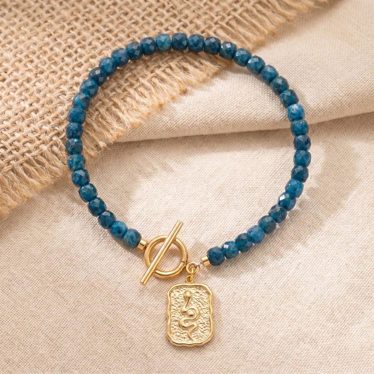 Customized for Ruby S. from Milwaukee, WI - Apatite Clarity Bracelet 4-5mm