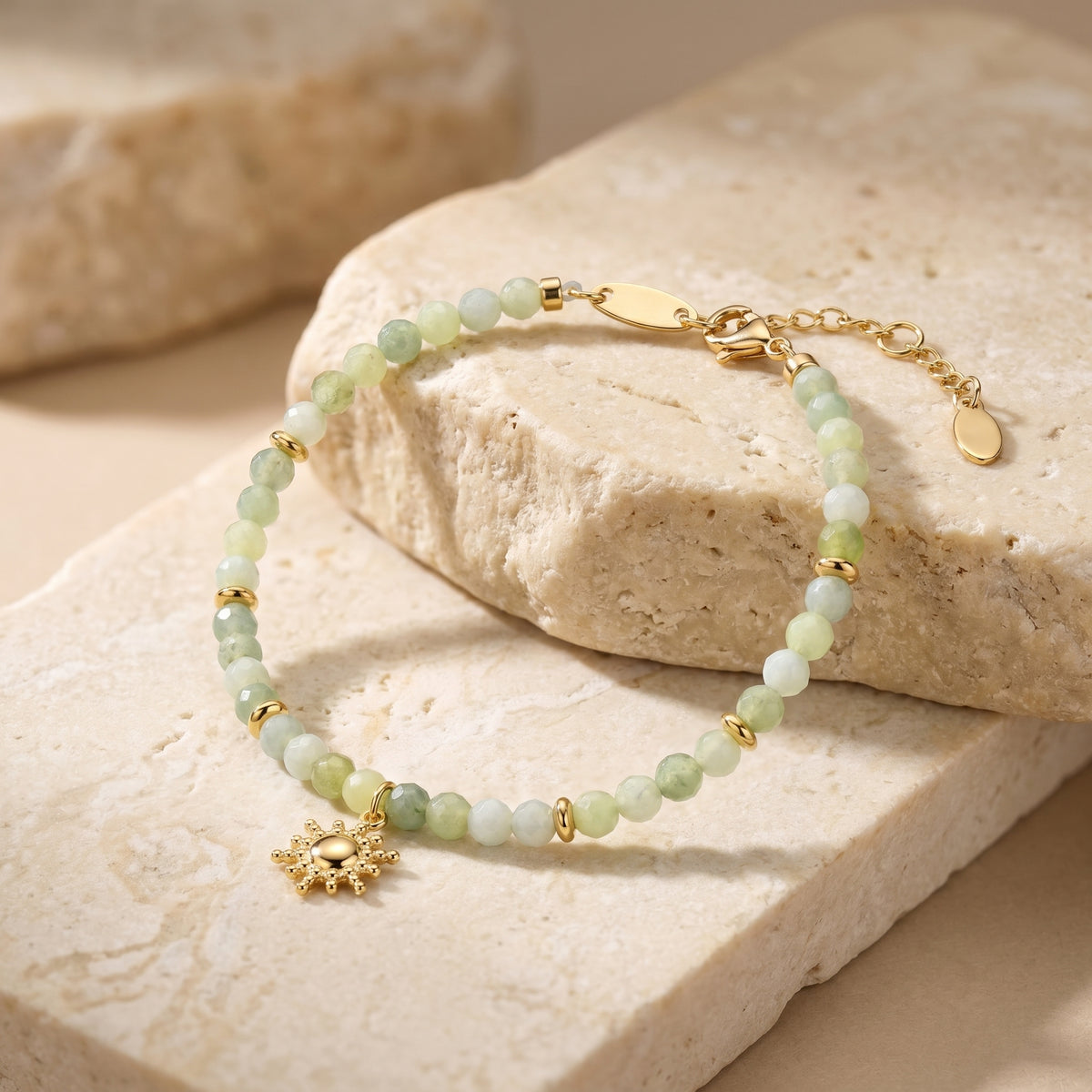 Customized for Kai T. from Tokyo, Japan - New Mountain Jade Calm Bracelet 4mm
