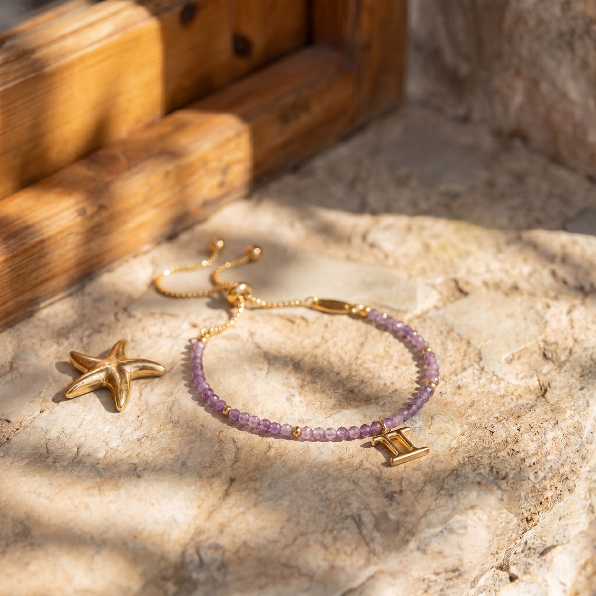 Customized for Layla B. from Houston, TX - Amethyst Calm Bracelet 2mm