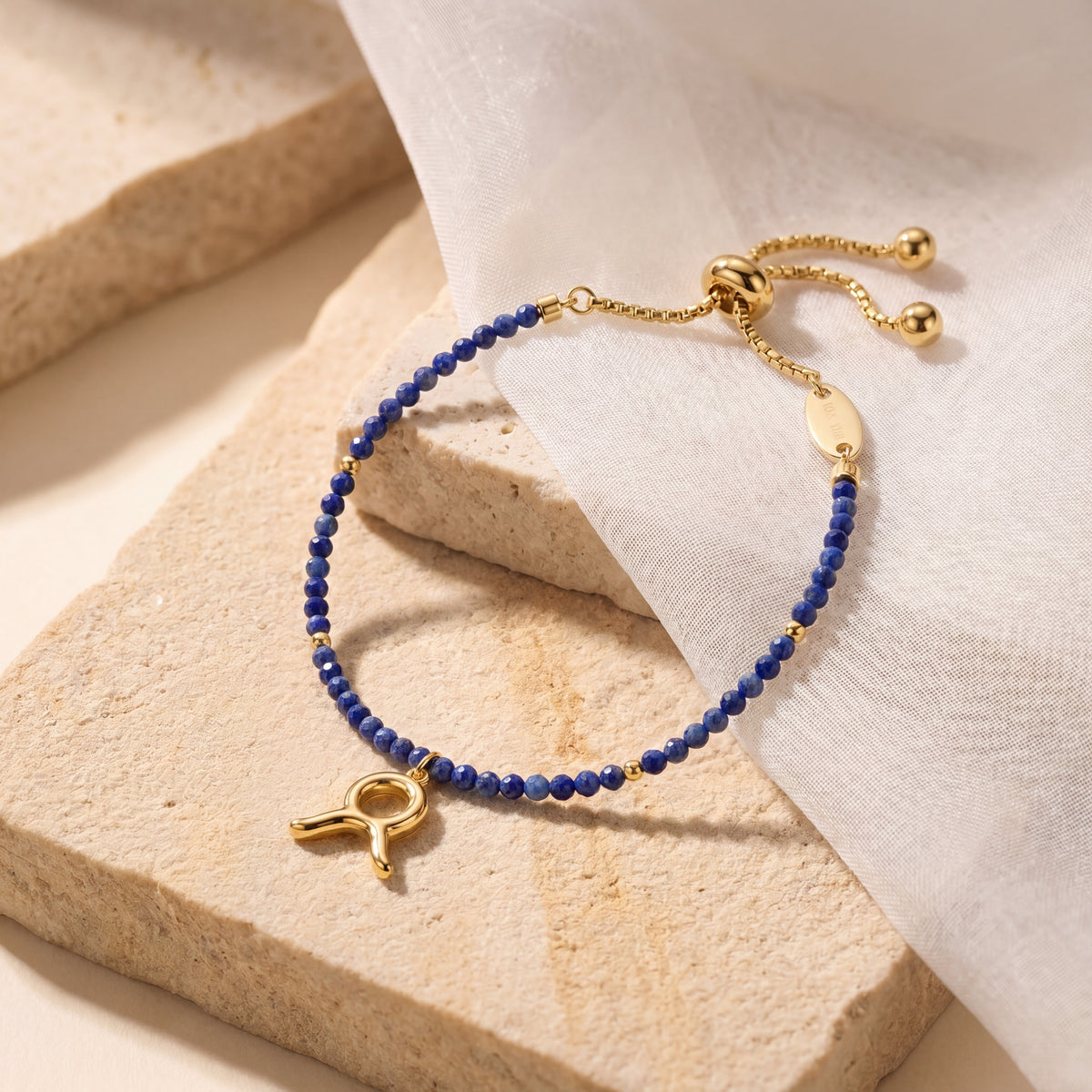 Customized for Ella R. from Pittsburgh, PA - Lapis Lazuli Clarity Bracelet 2mm