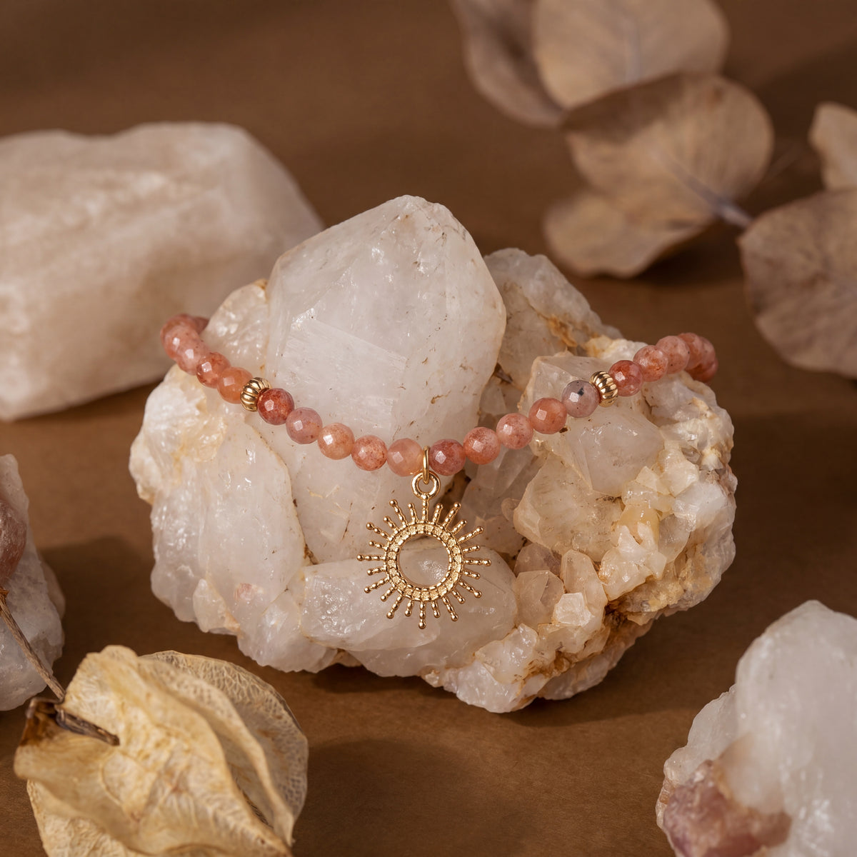 Customized for Henry V. from Minneapolis, MN - Golden Sunstone Abundance Bracelet 4mm