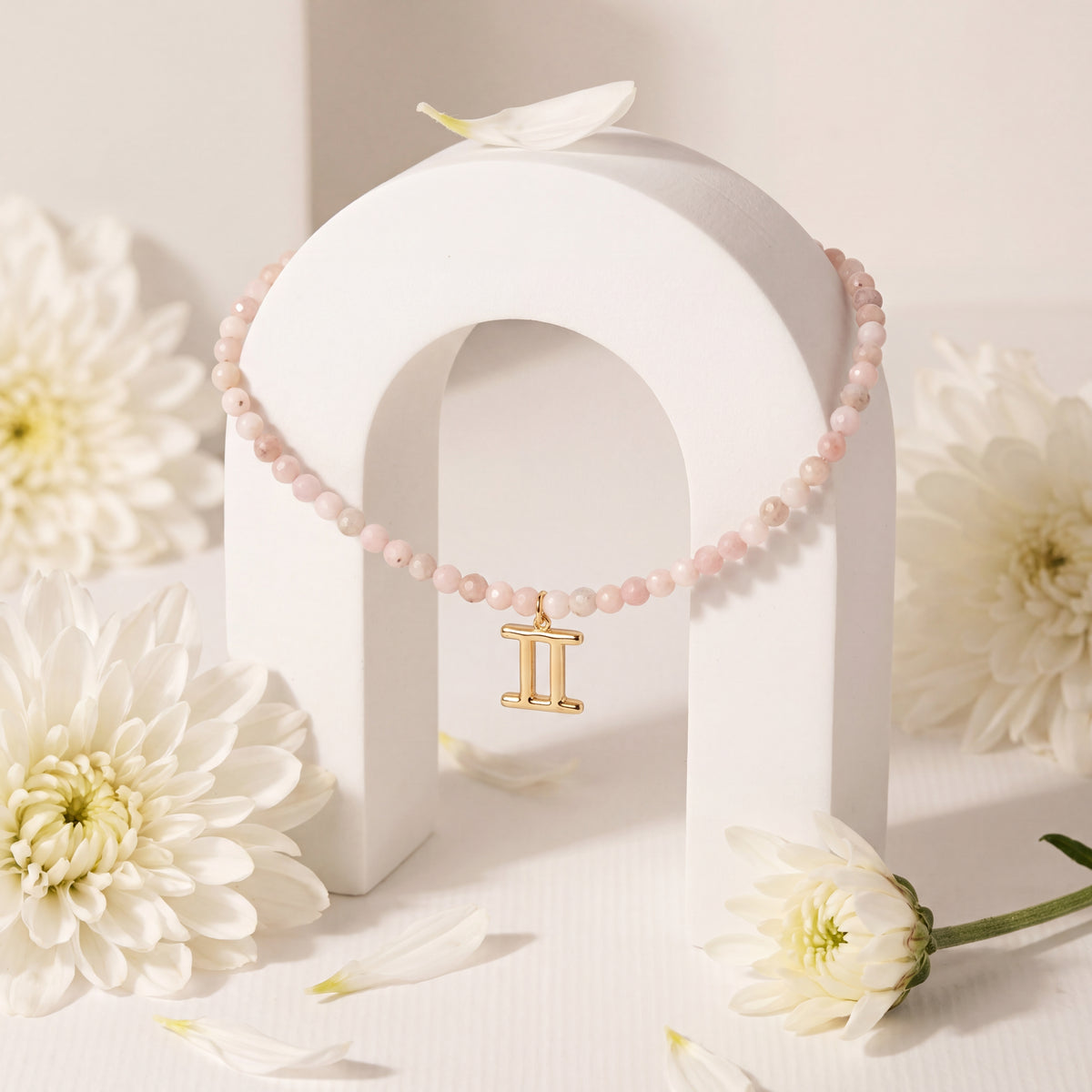 Customized for Sofia E. from Philadelphia, PA - Pink Opal Love Bracelet 4mm