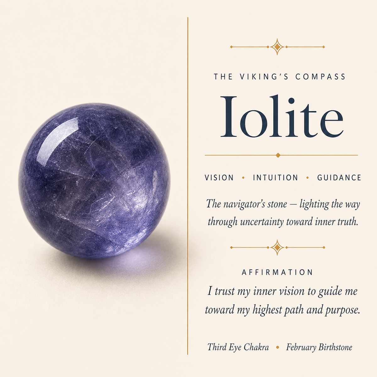 Iolite stone reference