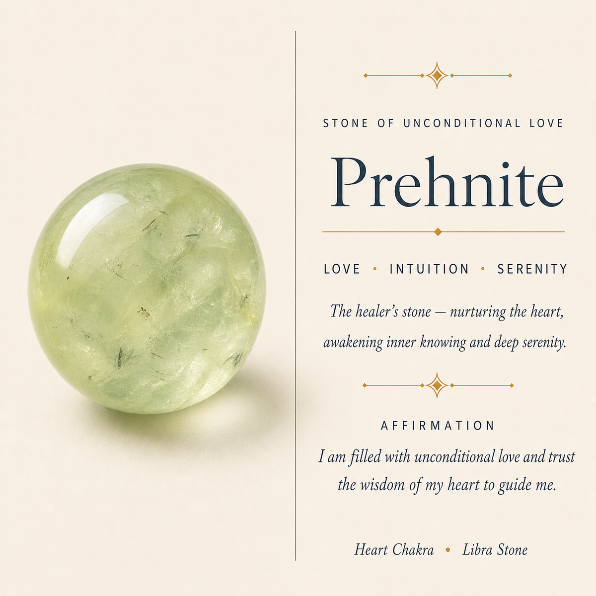 Prehnite stone reference