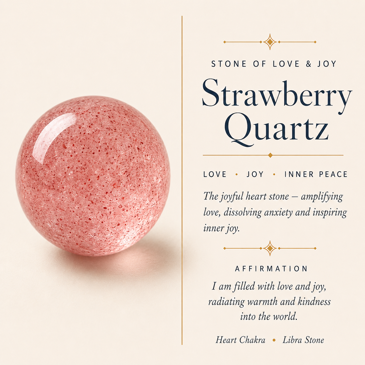 Strawberry Quartz stone reference